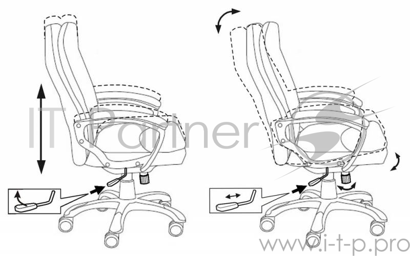 Кресло руководителя Бюрократ CH-868YAXSN/Coffee темно-коричневый искусственная кожа (пластик золото)