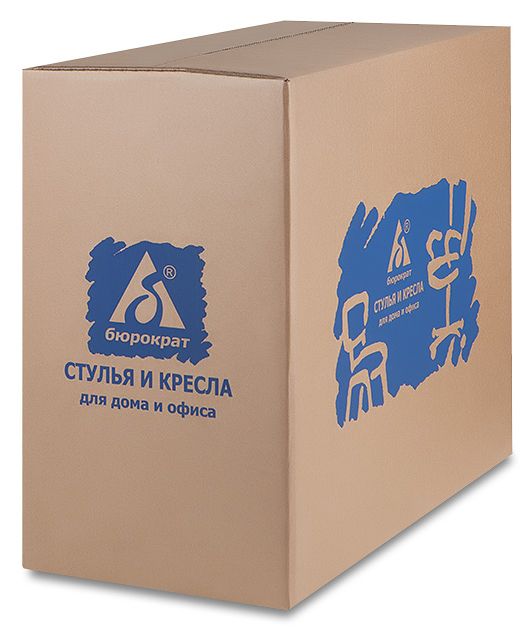 Кресло руководителя Бюрократ CH-1868/#B черный искусственная кожа (пластик черный)