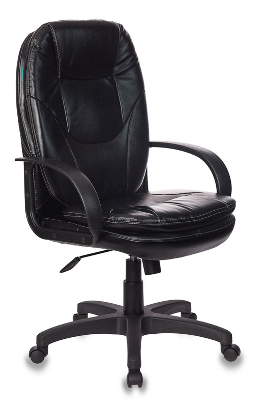 Кресло руководителя Бюрократ CH-1868/#B черный искусственная кожа (пластик черный)