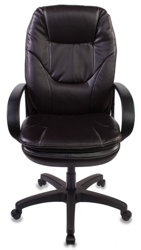 Кресло руководителя Бюрократ CH-1868/COFFEE темно-коричневый искусственная кожа (пластик черный)