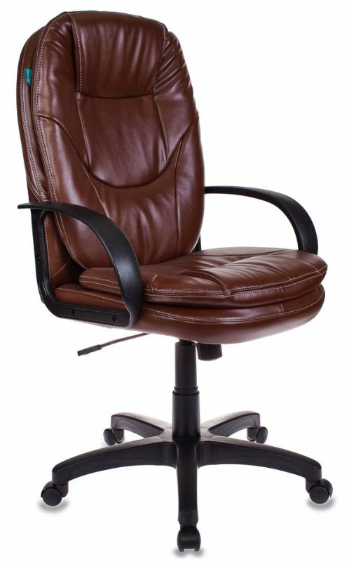 Кресло руководителя Бюрократ CH-1868/NUT коричневый искусственная кожа (пластик черный)
