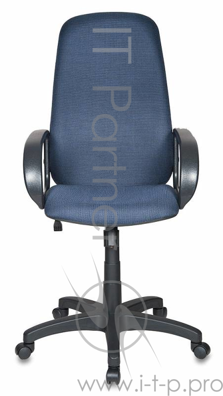 Кресло руководителя Бюрократ CH-808AXSN/Bl&Blue черный/синий 12-191