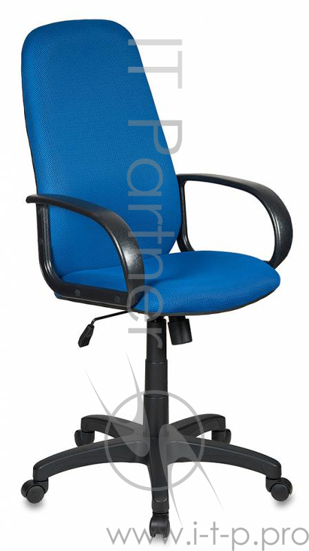 Кресло руководителя Бюрократ CH-808AXSN/TW-10 синий TW-10