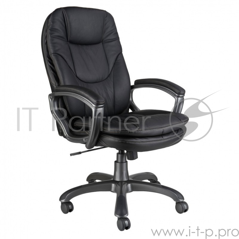 Кресло руководителя Бюрократ CH-868AXSN/Black черный искусственная кожа (пластик темно-серый)