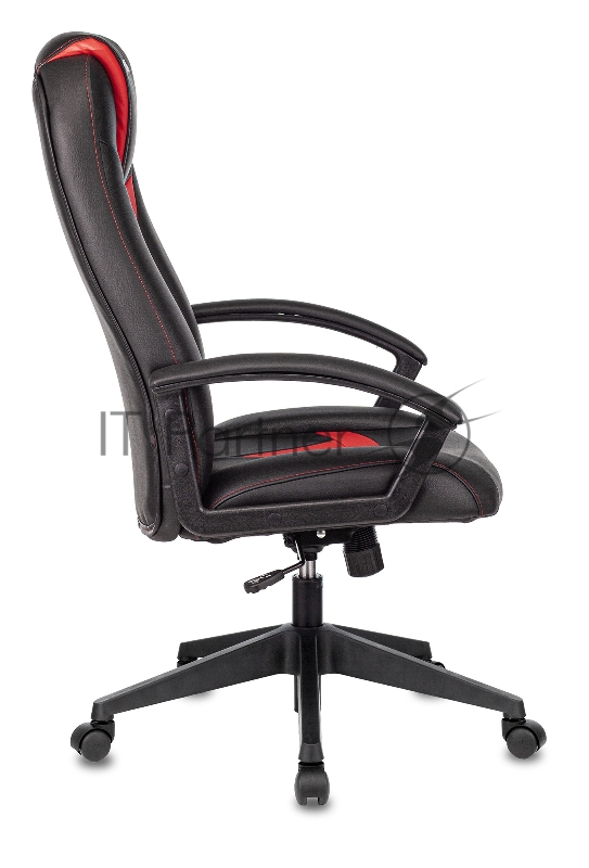 Кресло игровое Бюрократ VIKING-8/BL+RED черный/красный искусственная кожа