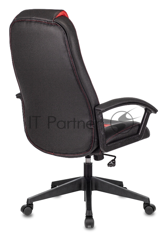 Кресло игровое Бюрократ VIKING-8/BL+RED черный/красный искусственная кожа