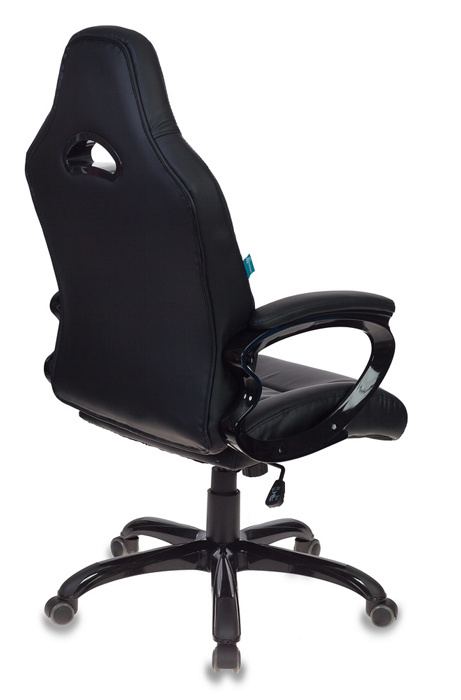 Кресло игровое Бюрократ CH-827/BL+BLACK черный искусственная кожа