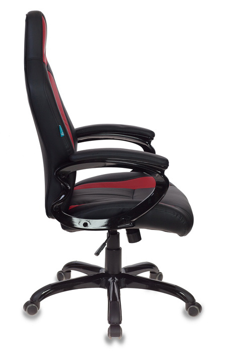 Кресло игровое Бюрократ CH-827/BL+RED черный/красный искусственная кожа