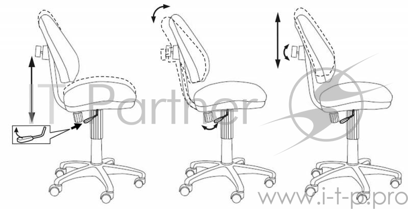 Кресло детское Бюрократ KD-4/Cosmos синий космос Cosmos