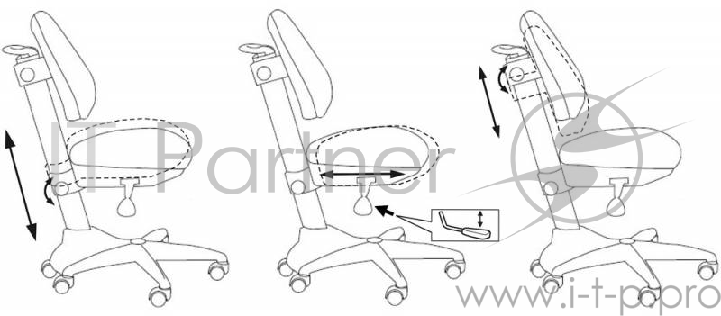Кресло детское Бюрократ KD-2/G/50-31 синий джинса 50-31