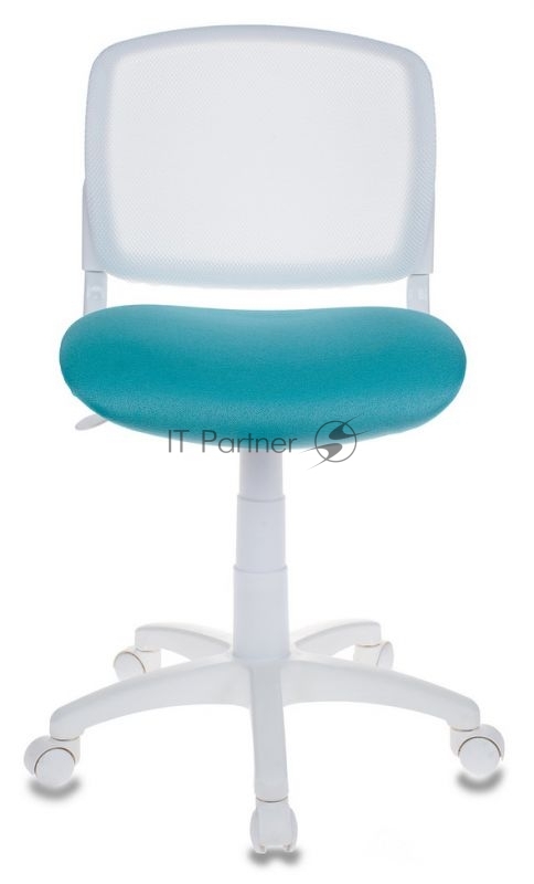Кресло детское Бюрократ CH-W296NX/15-175 спинка сетка белый TW-15 сиденье бирюзовый 15-175