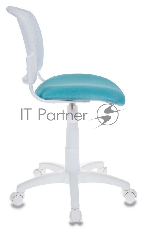 Кресло детское Бюрократ CH-W296NX/15-175 спинка сетка белый TW-15 сиденье бирюзовый 15-175