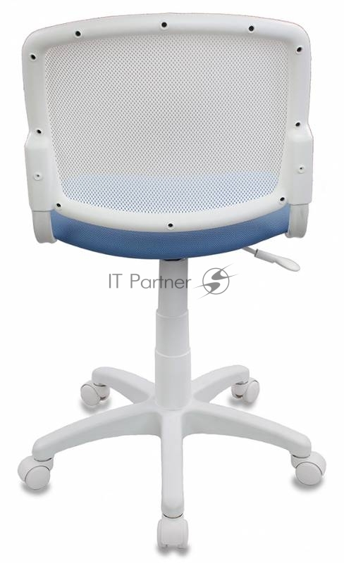 Кресло детское Бюрократ CH-W296NX/26-24 спинка сетка белый TW-15 сиденье голубой 26-24