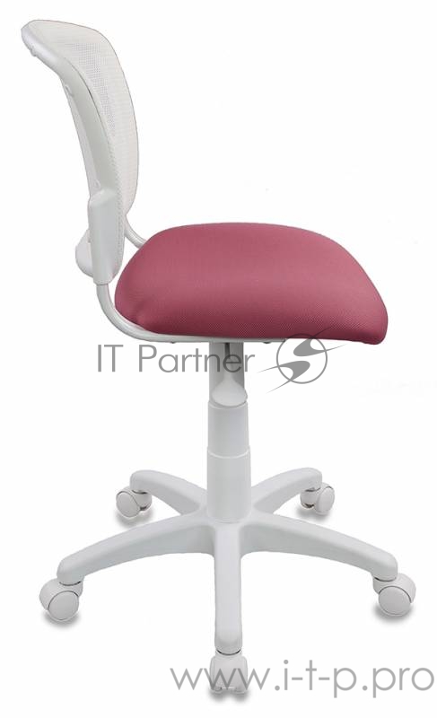 Кресло детское Бюрократ CH-W296NX/26-31 спинка сетка белый TW-15 сиденье розовый 26-31