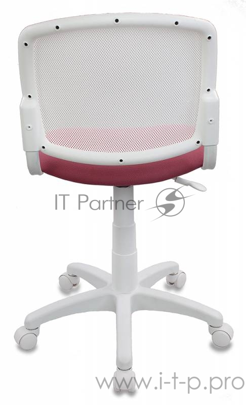 Кресло детское Бюрократ CH-W296NX/26-31 спинка сетка белый TW-15 сиденье розовый 26-31