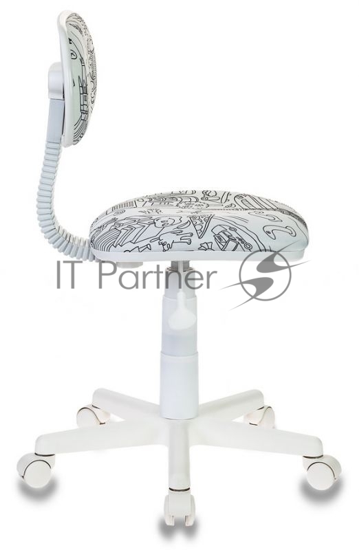 Кресло детское Бюрократ CH-W201NX/PS белый