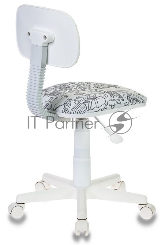 Кресло детское Бюрократ CH-W201NX/PS белый