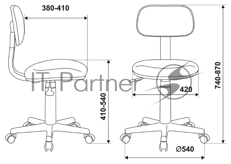 Кресло детское Бюрократ CH-W201NX/26-31 розовый 26-31
