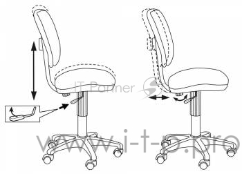 Кресло детское Бюрократ CH-204NX/PENCIL-GN зеленый карандаши