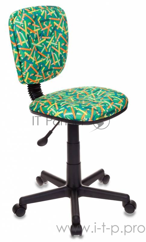 Кресло детское Бюрократ CH-204NX/PENCIL-GN зеленый карандаши