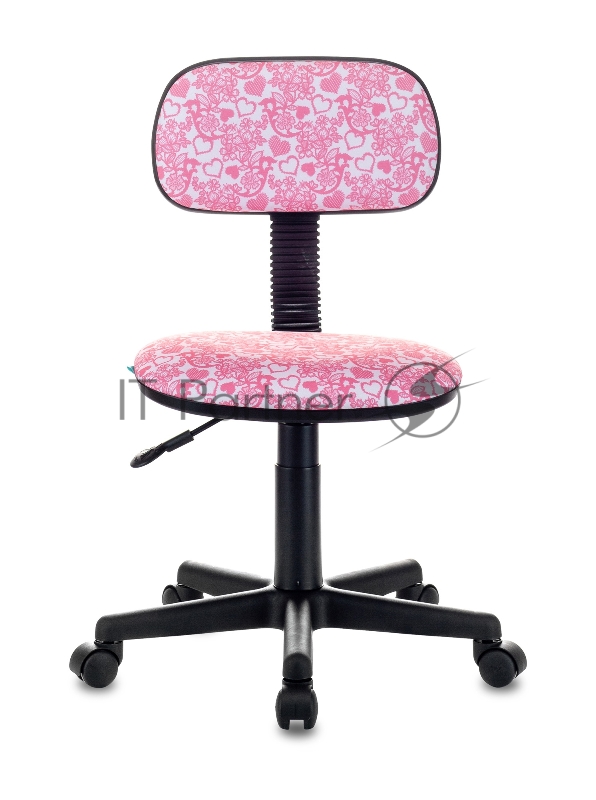 Кресло детское Бюрократ CH-201NX/HEARTS-PK розовый сердца Hearts-Pk