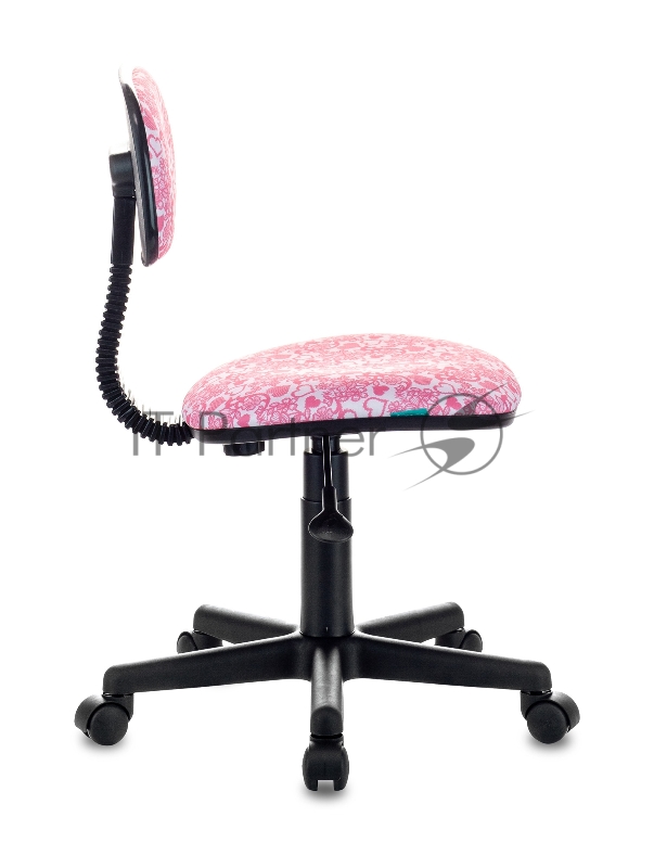 Кресло детское Бюрократ CH-201NX/HEARTS-PK розовый сердца Hearts-Pk