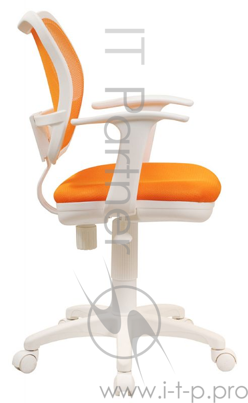 Кресло Бюрократ CH-W797/OR/TW-96-1 спинка сетка оранжевый сиденье оранжевый TW-96-1 колеса белый/ора