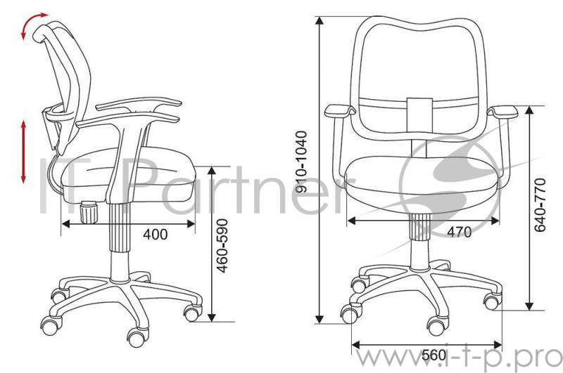 Кресло Бюрократ CH-W797/BL/TW-10 спинка сетка синий сиденье синий TW-10 колеса белый/синий (пластик