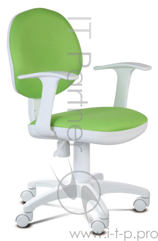 Кресло Бюрократ CH-W356AXSN/15-118 салатовый 15-118 колеса белый/салатовый (пластик белый)