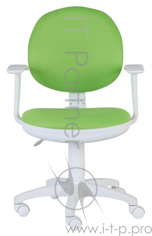 Кресло Бюрократ CH-W356AXSN/15-118 салатовый 15-118 колеса белый/салатовый (пластик белый)