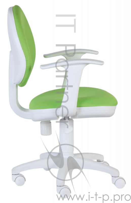 Кресло Бюрократ CH-W356AXSN/15-118 салатовый 15-118 колеса белый/салатовый (пластик белый)