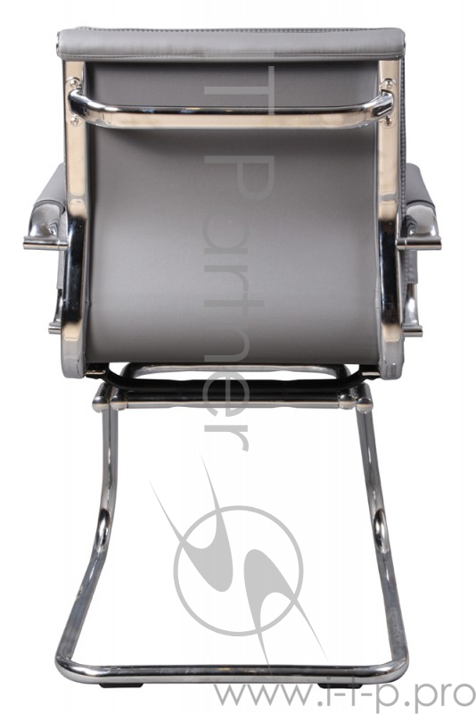 Кресло Бюрократ CH-993-Low-V/grey низкая спинка серый искусственная кожа