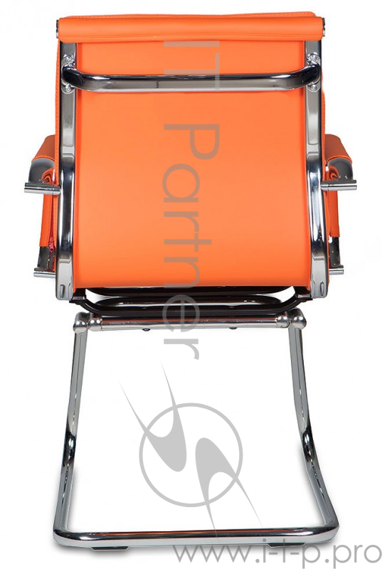 Кресло Бюрократ CH-993-Low-V/orange низкая спинка оранжевый искусственная кожа