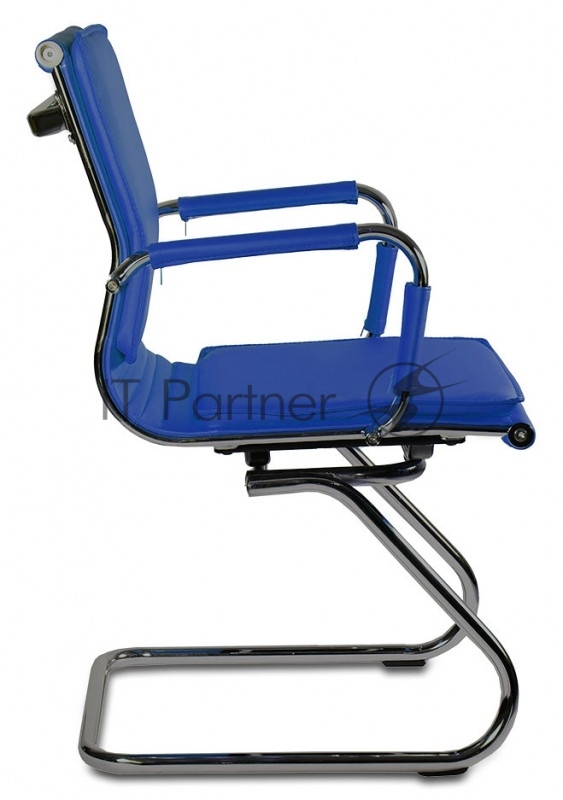 Кресло Бюрократ CH-993-Low-V/blue низкая спинка синий искусственная кожа