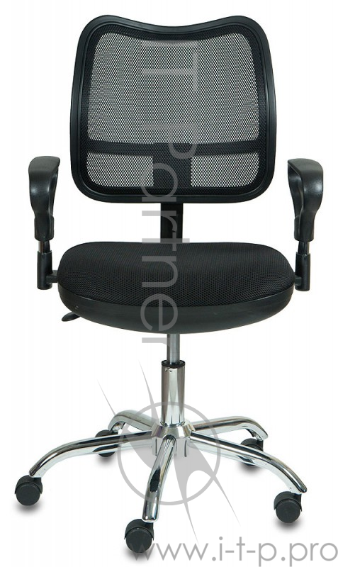Кресло Бюрократ CH-799SL/TW-11 спинка сетка черный сиденье черный TW-11 крестовина хром