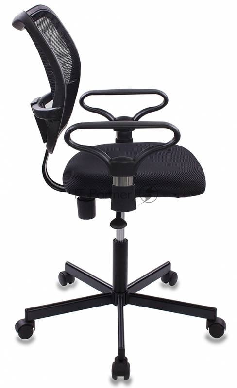 Кресло Бюрократ CH-799M/TW-11 спинка сетка черный сиденье черный TW-11 крестовина металл