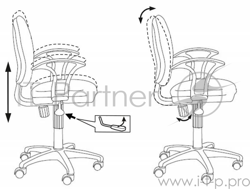 Кресло Бюрократ CH-725AXSN/B черный JP-15-2