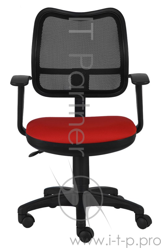 Кресло Бюрократ CH-797AXSN/26-22 спинка сетка черный сиденье красный 26-22