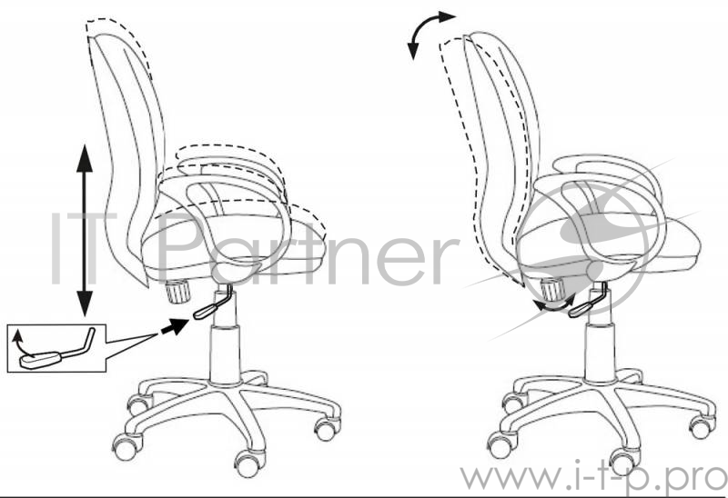 Кресло Бюрократ CH-687AXSN/#B черный JP-15-2