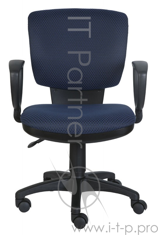 Кресло Бюрократ CH-626AXSN/V-03-1 синий ромбик черный V-03-1