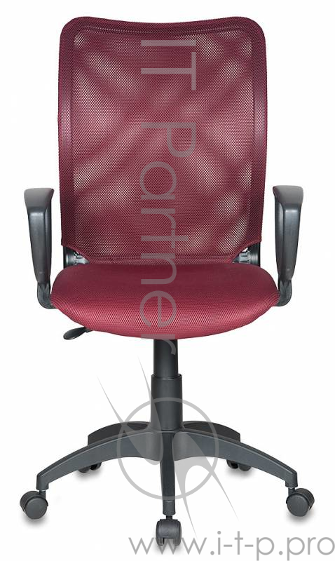 Кресло Бюрократ CH-599/DC/TW-13N спинка сетка темно-бордовый сиденье темно-бордовый TW-13N