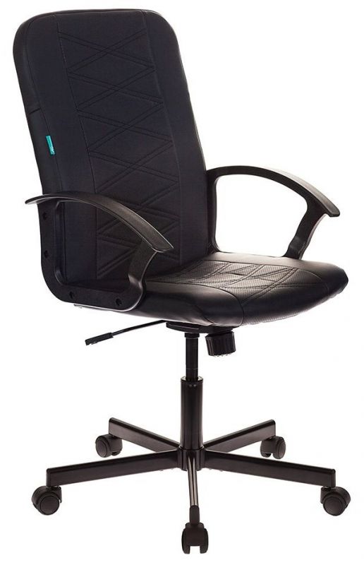 Кресло Бюрократ CH-550/BLACK вставки черный искусственная кожа