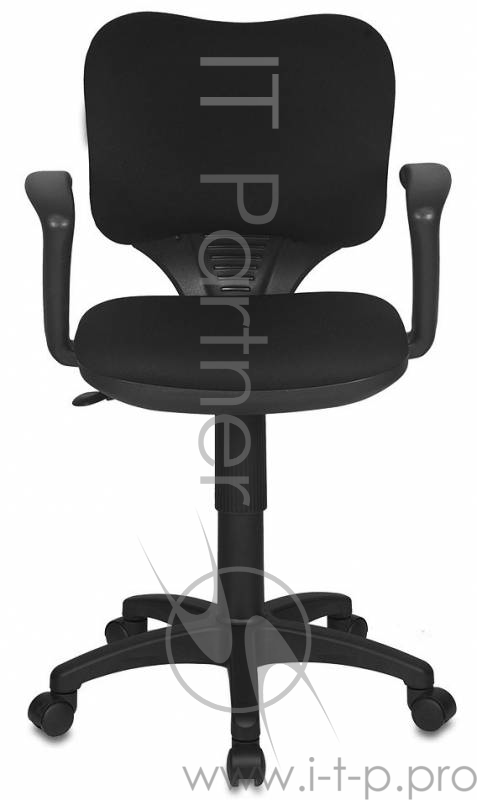 Кресло Бюрократ CH-540AXSN-LOW/26-28 низкая спинка черный 26-28