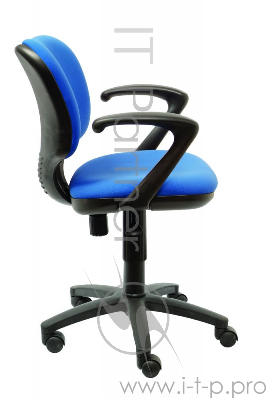 Кресло Бюрократ CH-540AXSN-LOW/26-21 низкая спинка синий 26-21