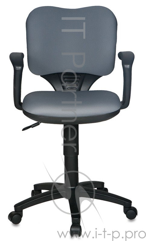 Кресло Бюрократ CH-540AXSN-LOW/26-25 низкая спинка серый 26-25