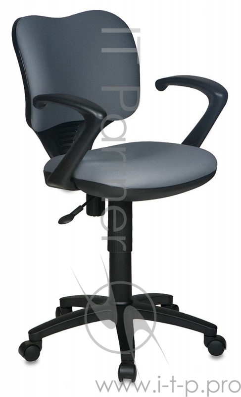 Кресло Бюрократ CH-540AXSN-LOW/26-25 низкая спинка серый 26-25