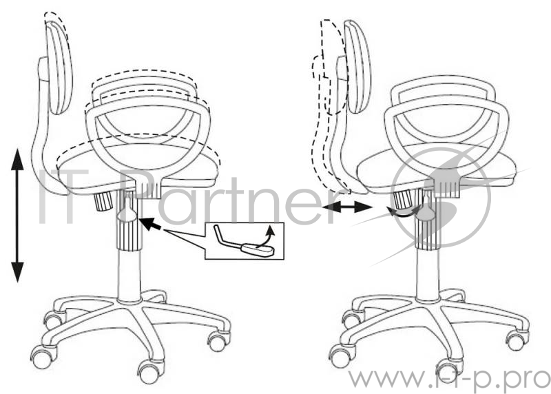 Кресло Бюрократ CH-213AXN/15-10 темно-синий 15-10