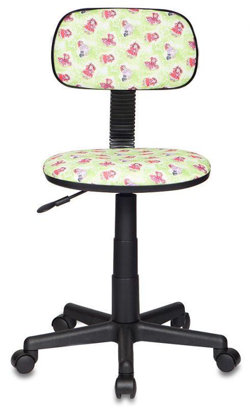 Кресло Бюрократ CH-201NX/Dolls-Gr сиденье зеленый куколки Dolls-Gr