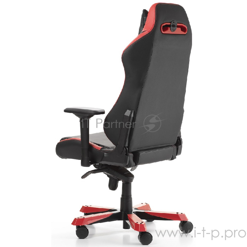 Компьютерное кресло игровое Iron series OH/IS11/NR цвет черный с красными вставками нагрузка 200 кг