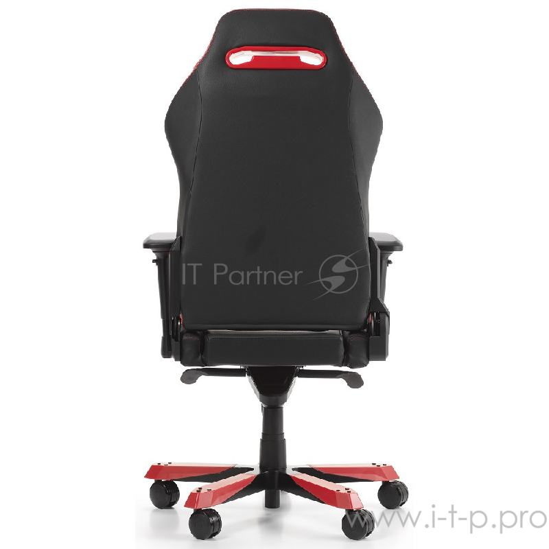 Компьютерное кресло игровое Iron series OH/IS11/NR цвет черный с красными вставками нагрузка 200 кг
